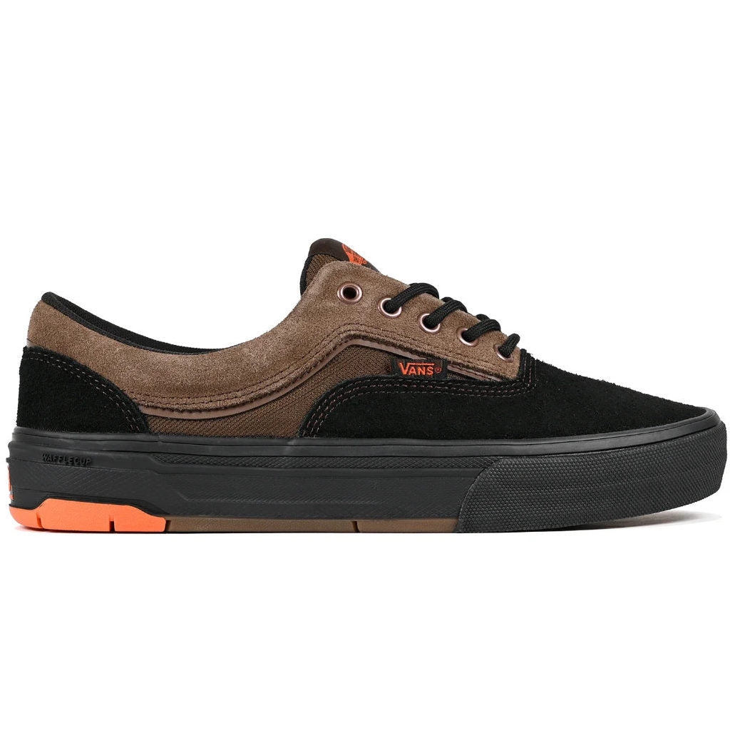 Vans Skate Era Wafflecup - Black/Brown | Free Aotearoa shipping when you shop your Vans Skate shoes over $100* online with Pavement Skate Store!