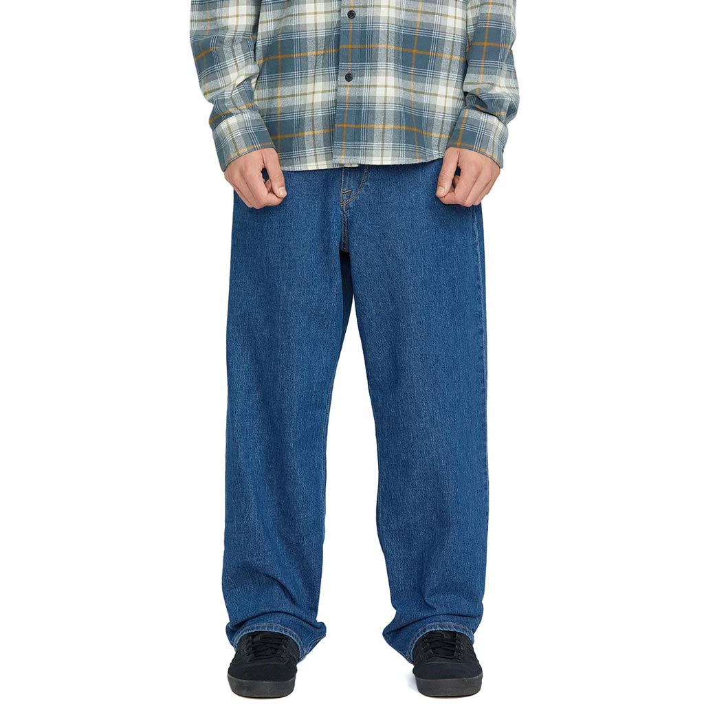 Shop Volcom Billow Denim Jeans in Bold Blue online with Pavement Skate Store online! Free Aotearoa NZ shipping over $100*.