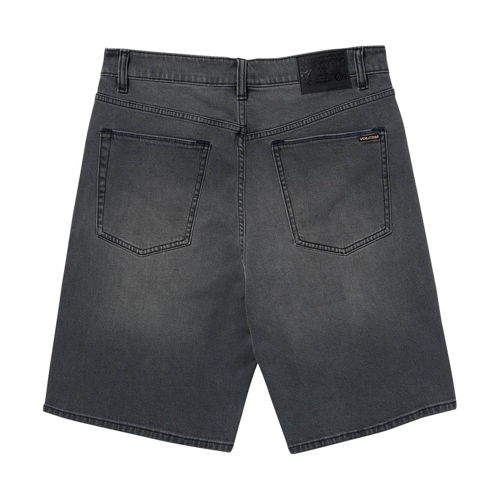 Volcom Billow Denim 22" Short - Concrete | Shop Volcom online with Pavement Skate Store and enjoy free Aotearoa NZ shipping on orders over $100*