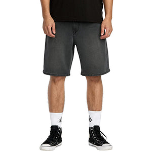 Volcom Billow Denim 22" Short - Concrete | Shop Volcom online with Pavement Skate Store and enjoy free Aotearoa NZ shipping on orders over $100*