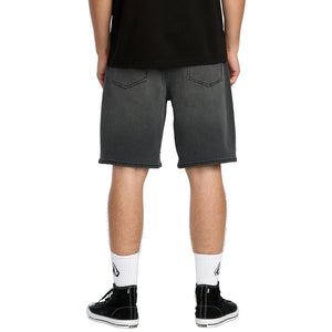 Volcom Billow Denim 22" Short - Concrete | Shop Volcom online with Pavement Skate Store and enjoy free Aotearoa NZ shipping on orders over $100*