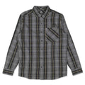Volcom Heavy Twills Flannel in Gloss Black | Shop Volcom online with Pavement Skate Store and enjoy free Aotearoa NZ shipping on orders over $100*!