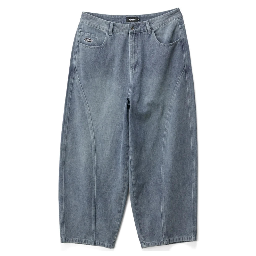 XLarge Barrel Bull Denim 91 Pant - Ash Blue | Shop XLarge clothing online with Pavement Skate Store with free Aotearoa NZ shipping over $100*!
