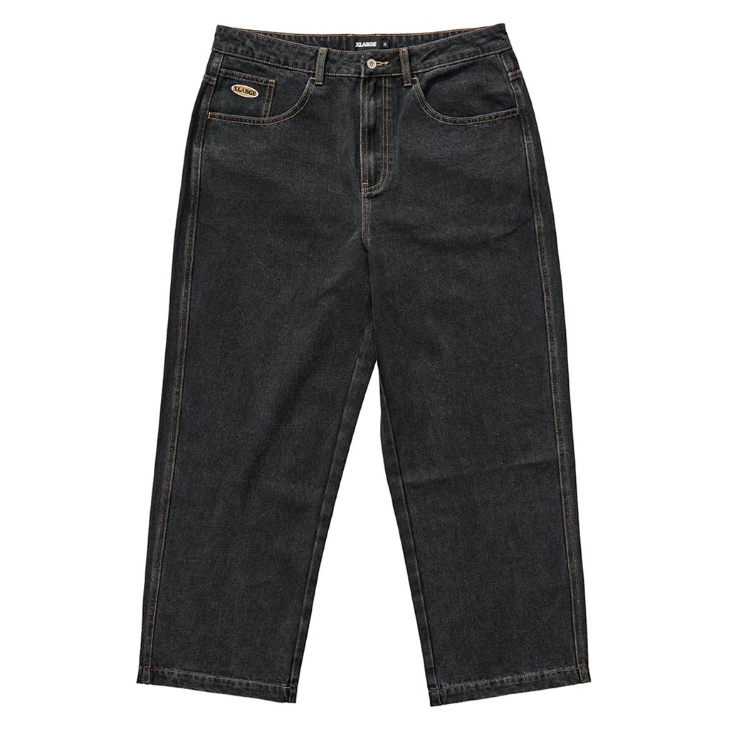 XLARGE BAGGY BULL DENIM 91 PANT - WASHED BLACK