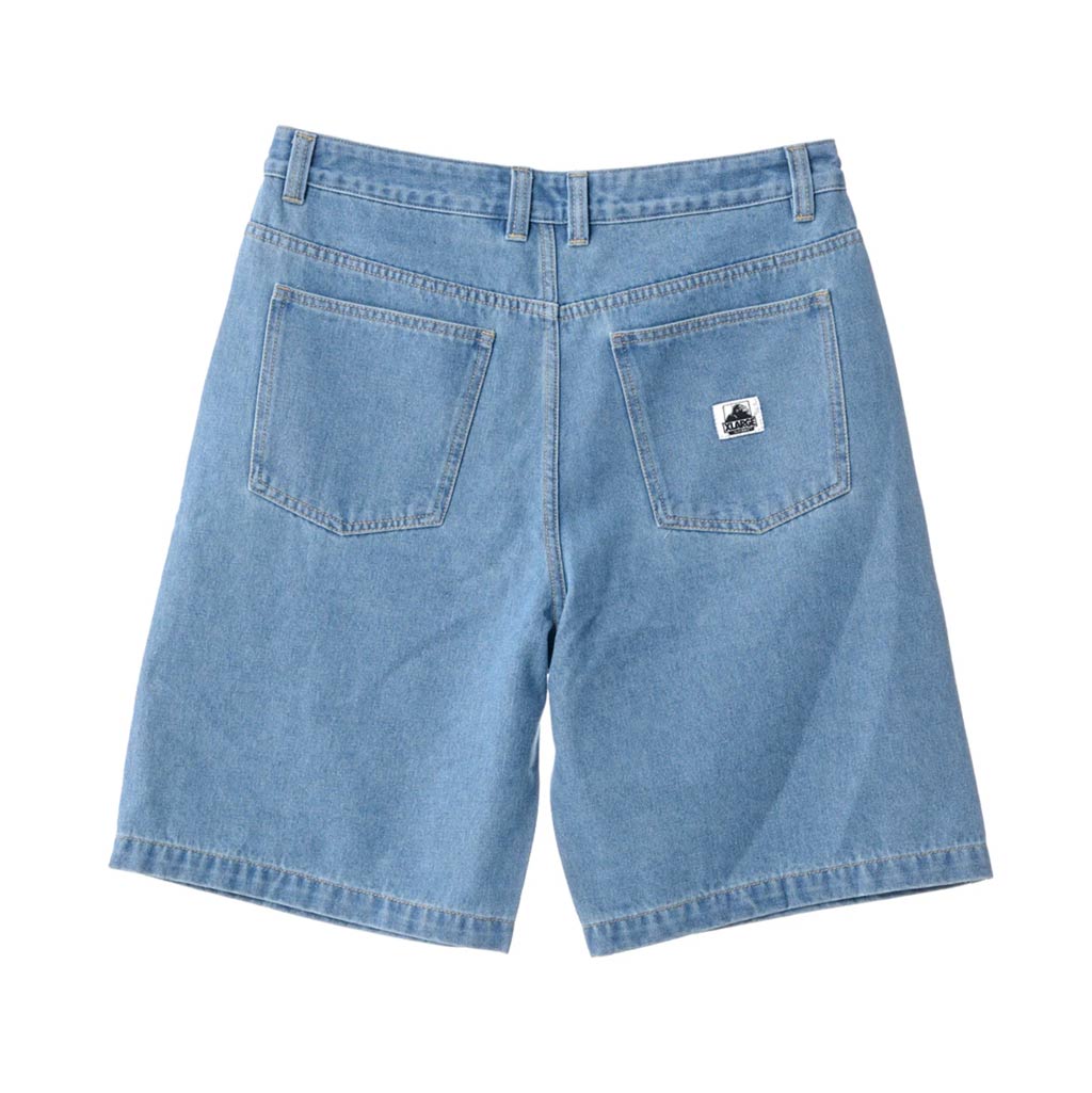 Xlarge Baggy Bull Denim 91 Short Mid Blue | Free Aotearoa NZ shipping on XLarge orders over $100* when you shop online with Pavement Skate Store!
