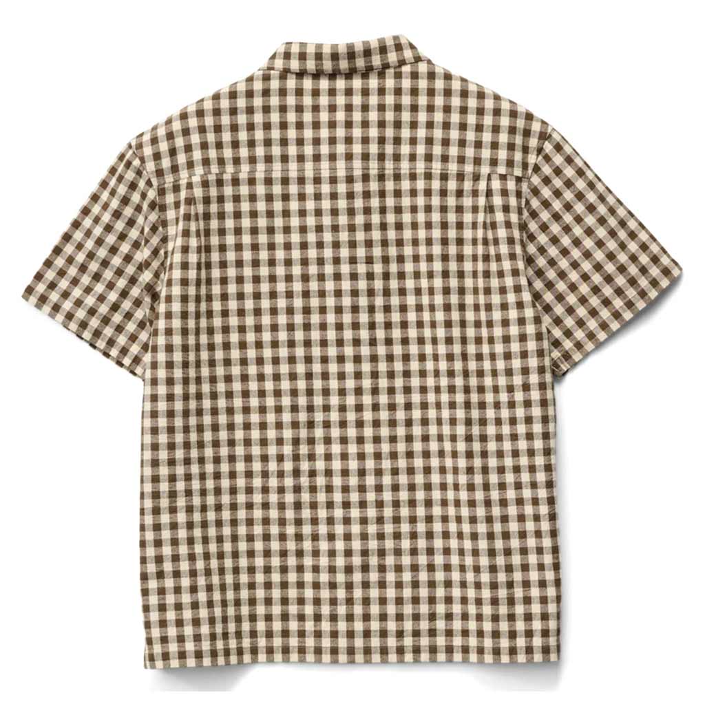 Xlarge Smile SS Shirt in Brown | Shop Xlarge clothing online with Pavement Skate Store with free Aotearoa NZ shipping on orders over $100*
