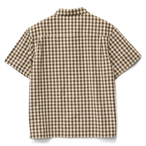 Xlarge Smile SS Shirt in Brown | Shop Xlarge clothing online with Pavement Skate Store with free Aotearoa NZ shipping on orders over $100*