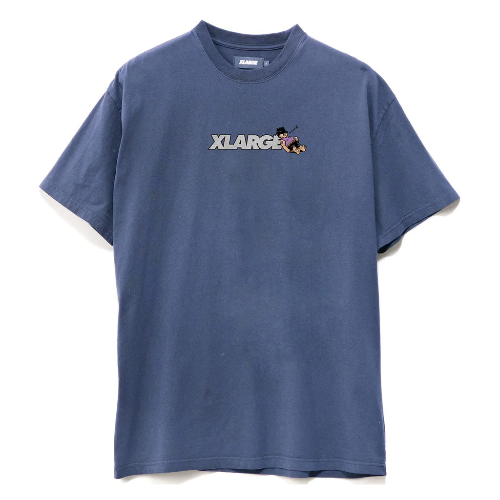 XLarge Snooze Tee - Pigment Dusty Navy | Free Aotearoa shipping on all XLarge orders over $100* with Pavement Skate Store!