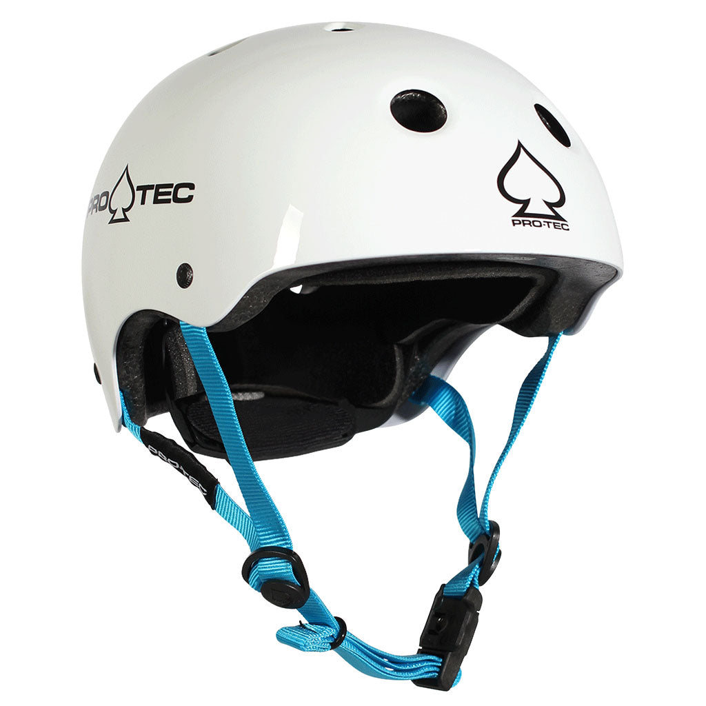 Protec Junior Classic Fit Certified Helmet - Gloss White | Pavement