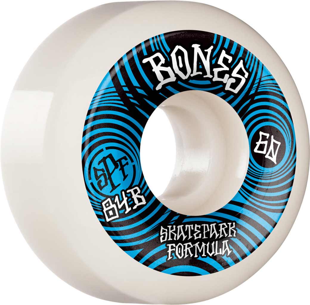 Bones SPF Ripples P5 Sidecut 84B 60mm Wheels - Blue | Pavement 