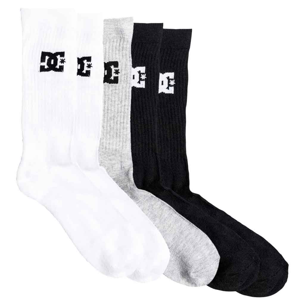 DC Crew Socks 5 Pack - Assorted | Pavement