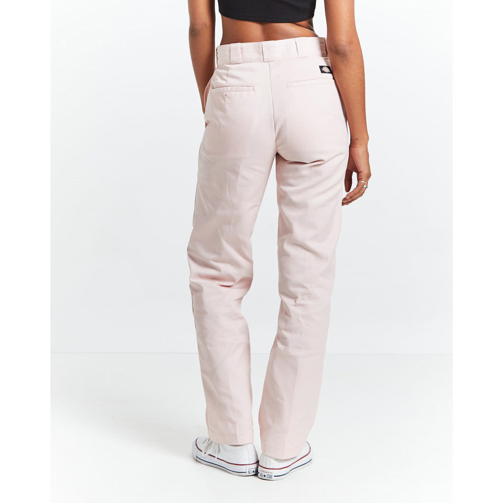 DICKIES 875 HIGH RISE TAPERED FIT PANTS - PINK