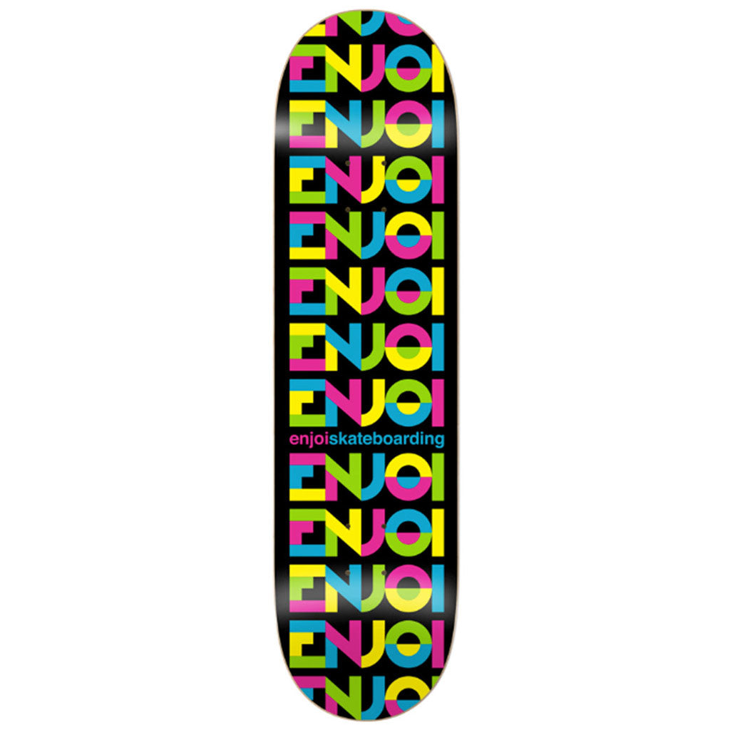 Enjoi All Caps HYB Skateboard Deck - Black - 8.5" x 32.2". Wheelbase: 14.25". Enjoi Free Shipping In NZ On All Your Enjoi Orders Over $100. Pavement, Ōtepoti, NZ.