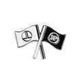 PASSPORT DIE STRUCK PIN - FLAG PIN