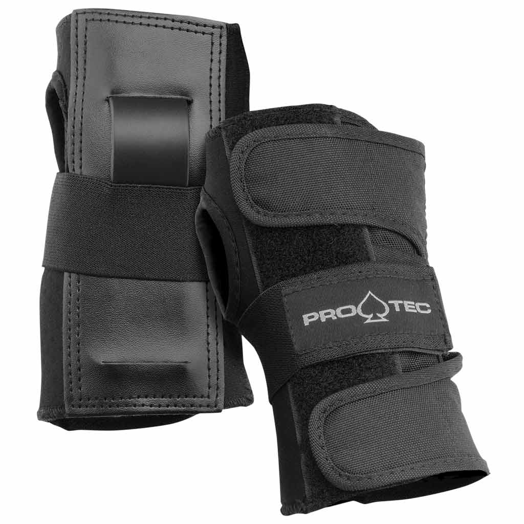 Protec Street Wrist Guards - Black. Shop Protec helmets, wristguard's, knee and elbow pads and skate with confidence. All orders over $100 get FREE shipping within New Zealand. Afterpay - Laybuy - Click & Collect. Visit us at Pavement, 319 George Street, Dunedin, for the best fit, and service!