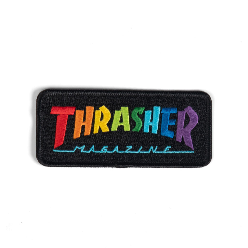 Thrasher Logo Patch - Rainbow
