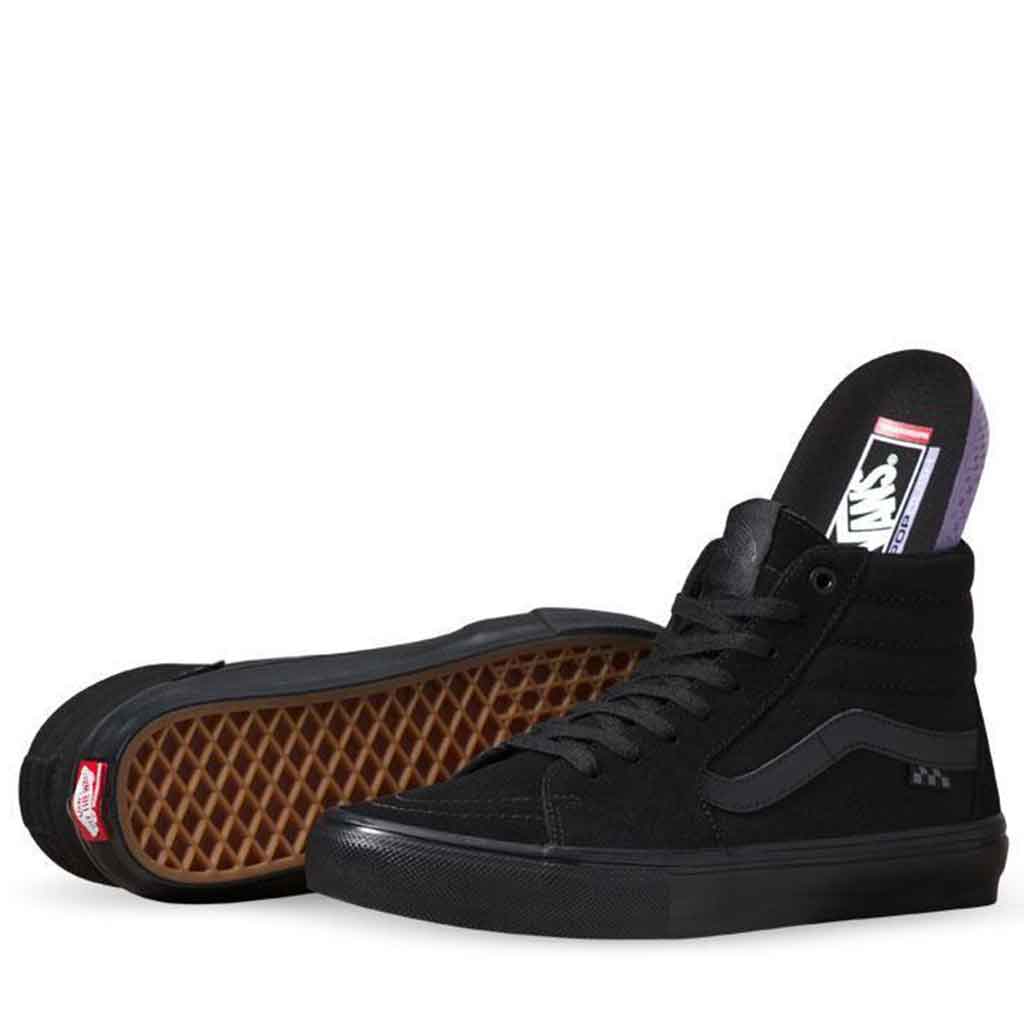 Vans Skate Sk8-Hi - Black/Black | Pavement