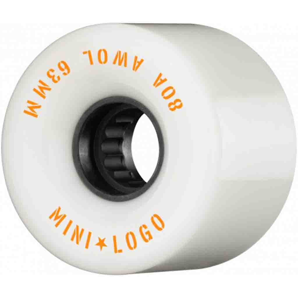 Mini Logo Awol Wheels 63mm 80a - White | Pavement