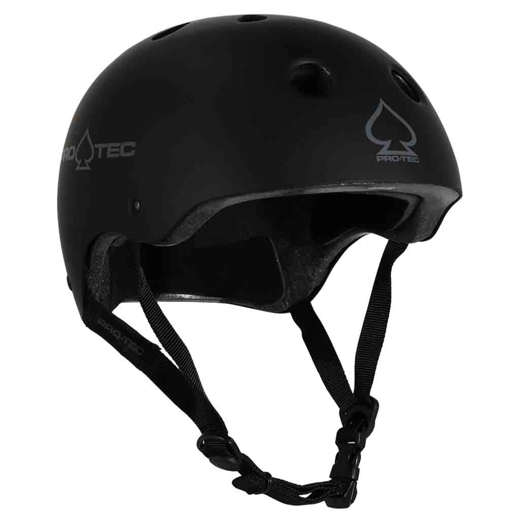 Protec Classic Skate Helmet - Matte Black | Pavement