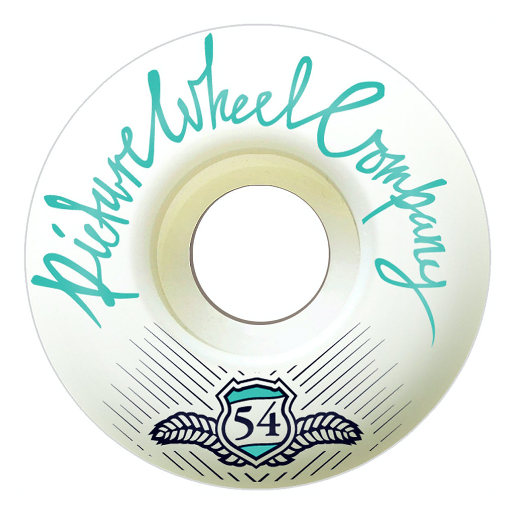 Picture Wheels - Shield Series Conical 54mm (Teal) | Pavement