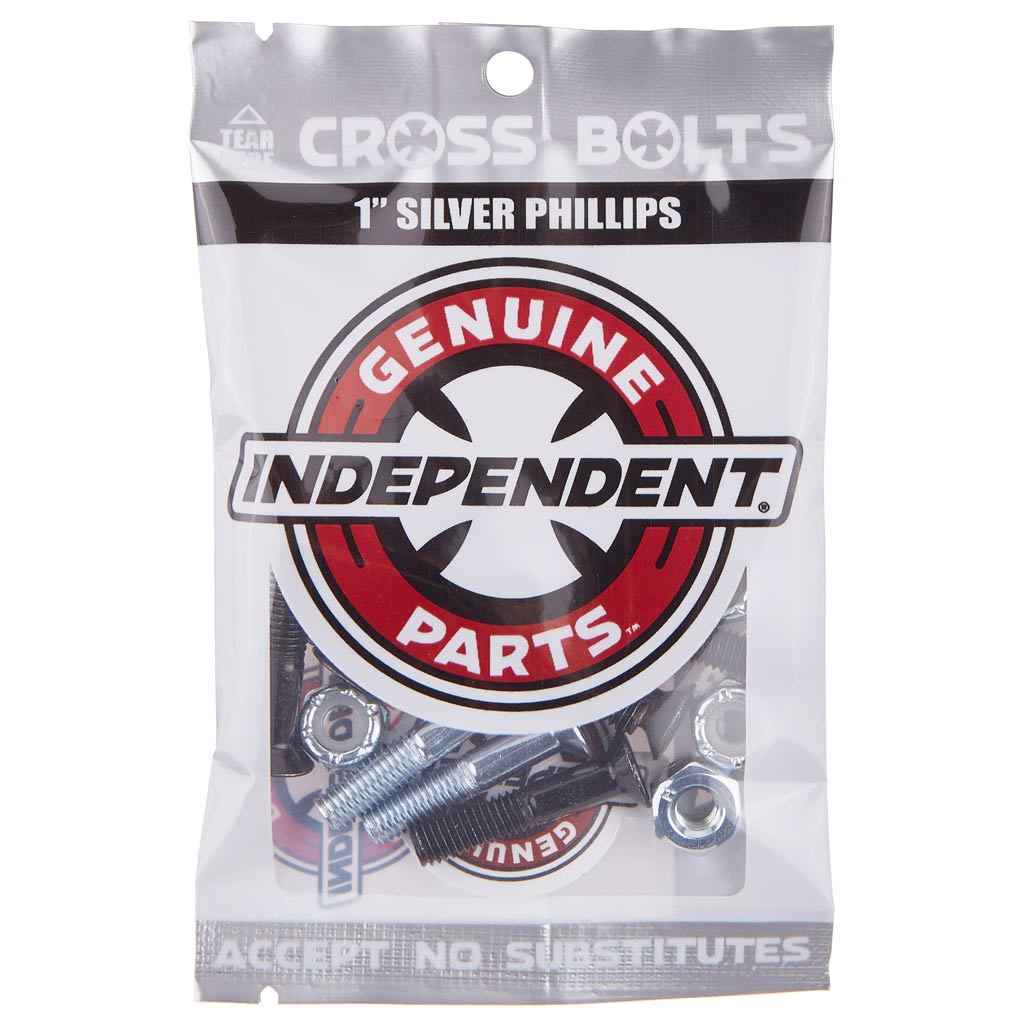 INDEPENDENT 1" PHILLIPS HARDWARE - BLACK/SILVER