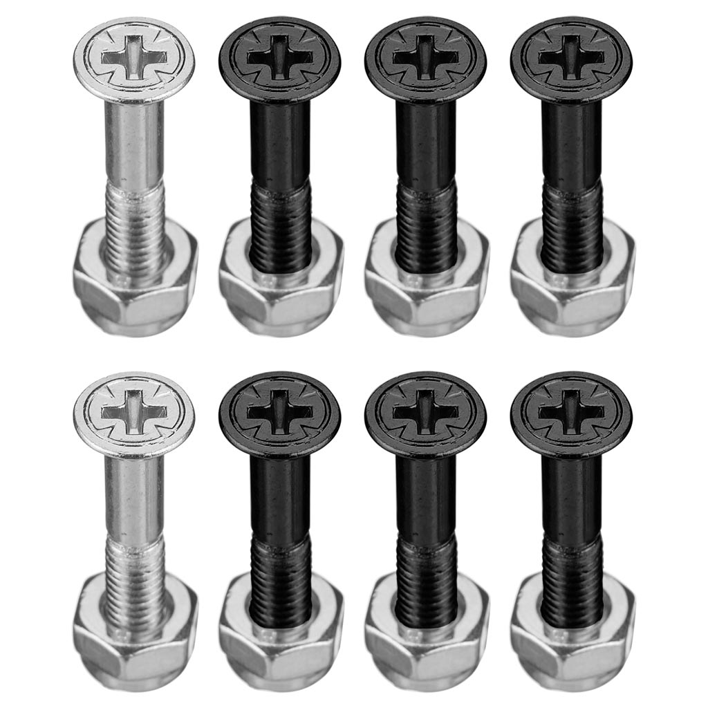 INDEPENDENT 1" PHILLIPS HARDWARE - BLACK/SILVER