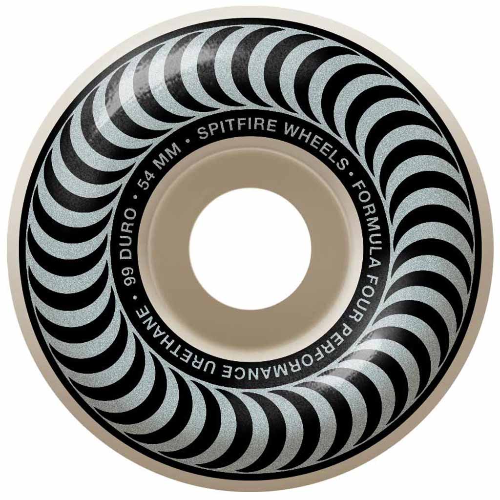 Spitfire Wheels 54mm 99DU Classics. Spitfire Formula Four. Classic Shape. 99 Durometer. Enjoy Free Shipping in NZ on All Your Spitfire Orders Over $100. Pavement, Ōtepoti, NZ.