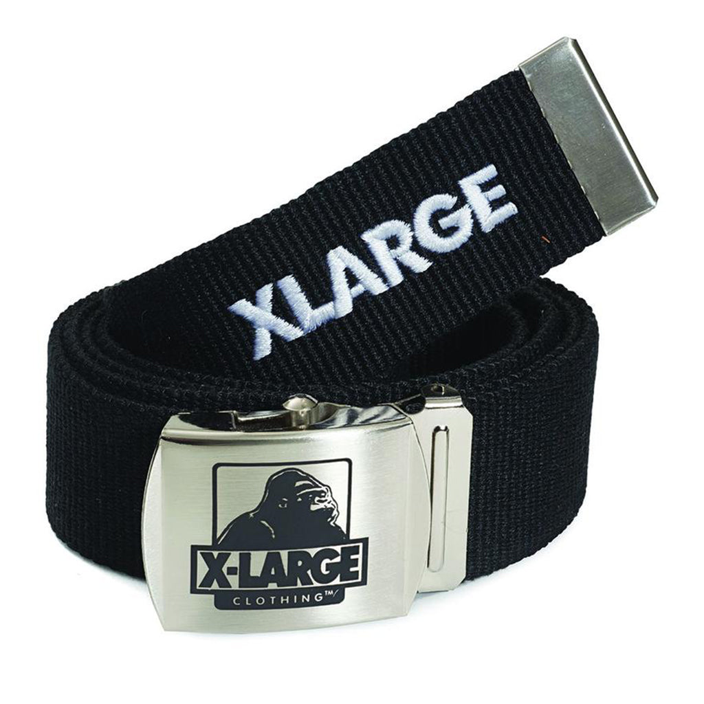 XLarge 91 Web Belt - Black | Pavement